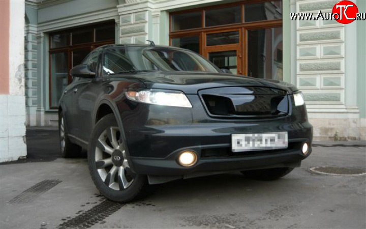 5 799 р. Решётка радиатора Devil INFINITI FX45 S50 дорестайлинг (2002-2005) (Неокрашенная)  с доставкой в г. Екатеринбург