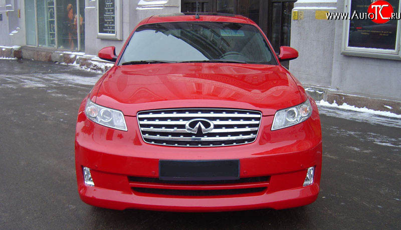 10 999 р. Радиаторная решётка AERO INFINITI FX45 S50 дорестайлинг (2002-2005) (Неокрашенная)  с доставкой в г. Екатеринбург