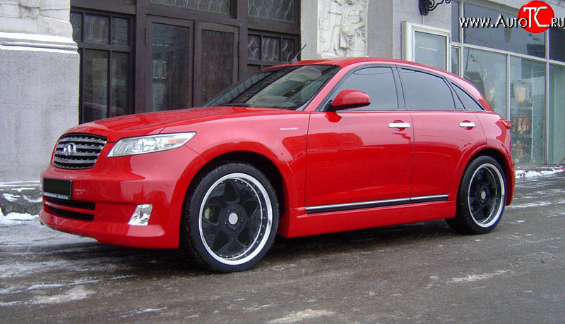 21 099 р. Передние крылья AERO INFINITI FX45 S50 дорестайлинг (2002-2005) (Неокрашенные)  с доставкой в г. Екатеринбург