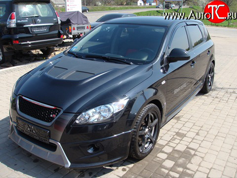 1 399 р. Реснички Khust-Tuning KIA Ceed 1 ED дорестайлинг, хэтчбэк 5 дв. (2006-2010)  с доставкой в г. Екатеринбург