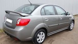 5 999 р. Пороги накладки GT Dynamics KIA Rio 2 JB дорестайлинг седан (2005-2009) (Неокрашенные)  с доставкой в г. Екатеринбург. Увеличить фотографию 3