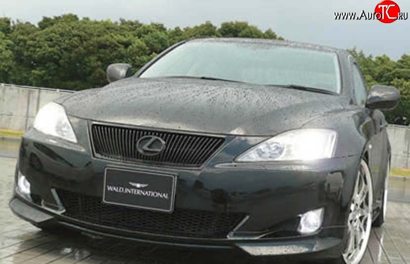 11 399 р. Накладка переднего бампера Wald Lexus IS250 XE20 седан дорестайлинг (2005-2013) (Неокрашенная)  с доставкой в г. Екатеринбург