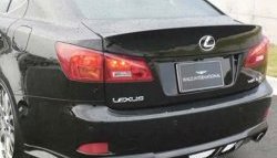 12 599 р. Накладка заднего бампера Wald Lexus IS250 XE20 седан дорестайлинг (2005-2013) (Неокрашенная)  с доставкой в г. Екатеринбург. Увеличить фотографию 2