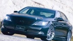 15 699 р. Накладка переднего бампера Wald Lexus LS460 XF40 дорестайлинг (2006-2009) (Неокрашенная)  с доставкой в г. Екатеринбург. Увеличить фотографию 2