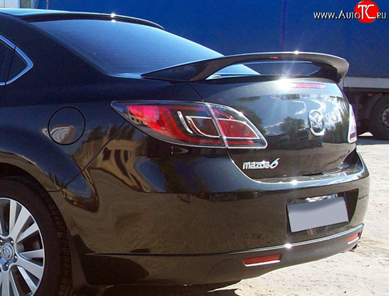 5 899 р. Спойлер EX-Style V2 Mazda 6 GH дорестайлинг седан (2007-2010) (Неокрашенный)  с доставкой в г. Екатеринбург