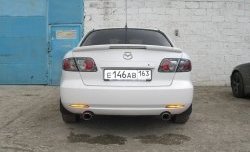 4 899 р. Спойлер GTI со стоп-сигналом Mazda 6 GG седан дорестайлинг (2002-2005) (Неокрашенный)  с доставкой в г. Екатеринбург. Увеличить фотографию 2