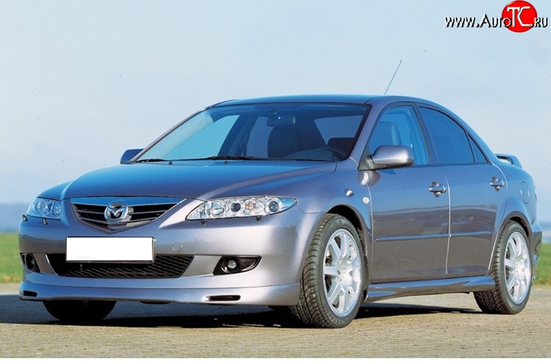 9 499 р. Накладка переднего бампера ATH Mazda 6 GG, GY универсал дорестайлинг (2002-2005)  с доставкой в г. Екатеринбург