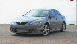 Передний бампер на Mazda 6 GG седан дорестайлинг (2002-2005)