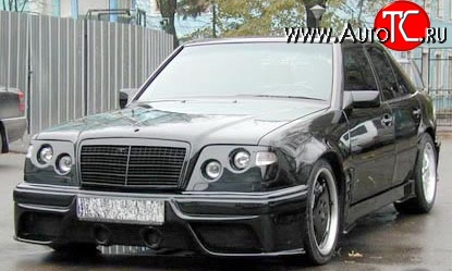 7 849 р. Накладка переднего бампера Storm Mercedes-Benz E-Class W124 седан дорестайлинг (1984-1993) (Неокрашенная)  с доставкой в г. Екатеринбург