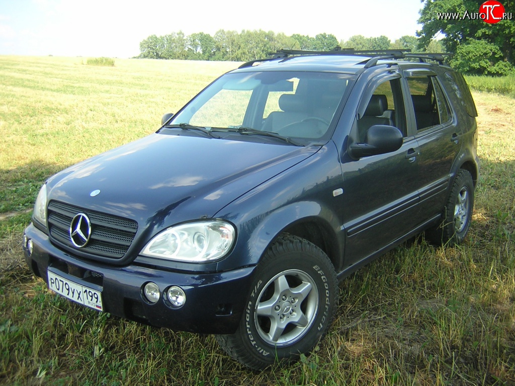 5 199 р. Передний бампер MT Mercedes-Benz ML class W163 дорестайлинг (1997-2001) (Неокрашенный)  с доставкой в г. Екатеринбург