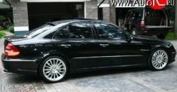 2 699 р. Козырёк AMG на заднее лобовое стекло автомобиля  Mercedes-Benz E-Class  W211 (2002-2009) дорестайлинг седан, рестайлинг седан (Неокрашенный)  с доставкой в г. Екатеринбург. Увеличить фотографию 3