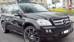 22 599 р. Накладка переднего бампера BRABUS Mercedes-Benz GL class X164 дорестайлинг (2006-2009) (Неокрашенная)  с доставкой в г. Екатеринбург. Увеличить фотографию 2