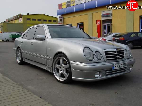 8 149 р. Передний бампер Lorinzer Mercedes-Benz E-Class W210 дорестайлинг универсал (1996-1999) (Дорестайлинг, Неокрашенный)  с доставкой в г. Екатеринбург