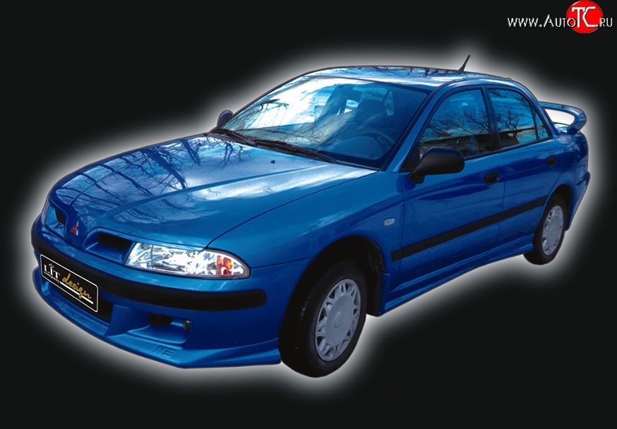 4 149 р. Накладка переднего бампера GT Dynamics Mitsubishi Carisma (1999-2004) (Неокрашенная)  с доставкой в г. Екатеринбург