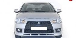 22 899 р. Передний бампер Standart Plus Mitsubishi Lancer 10 хэтчбэк дорестайлинг (2007-2010) (Неокрашенный)  с доставкой в г. Екатеринбург. Увеличить фотографию 2