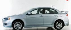 3 599 р. Пороги накладки Elegance Mitsubishi Lancer 10 седан дорестайлинг (2007-2010) (Неокрашенные)  с доставкой в г. Екатеринбург. Увеличить фотографию 1