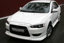 699 р. Реснички Mitsubishi Global-Tuning Mitsubishi Lancer 10 хэтчбэк дорестайлинг (2007-2010) (Неокрашенные)  с доставкой в г. Екатеринбург. Увеличить фотографию 2