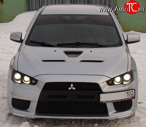 25 199 р. Передняя оптика Evo Mitsubishi Lancer 10 хэтчбэк дорестайлинг (2007-2010)  с доставкой в г. Екатеринбург