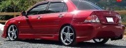 10 599 р. Задний бампер Accolade на Mitsubishi Lancer 9 2-ой рестайлинг седан (2005-2009) (Неокрашенный)  с доставкой в г. Екатеринбург. Увеличить фотографию 2