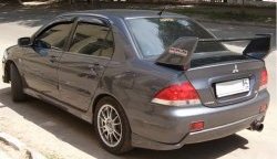 Накладка на задний бампер M-VRS Mitsubishi Lancer 9 CS седан 1-ый рестайлинг (2003-2005)