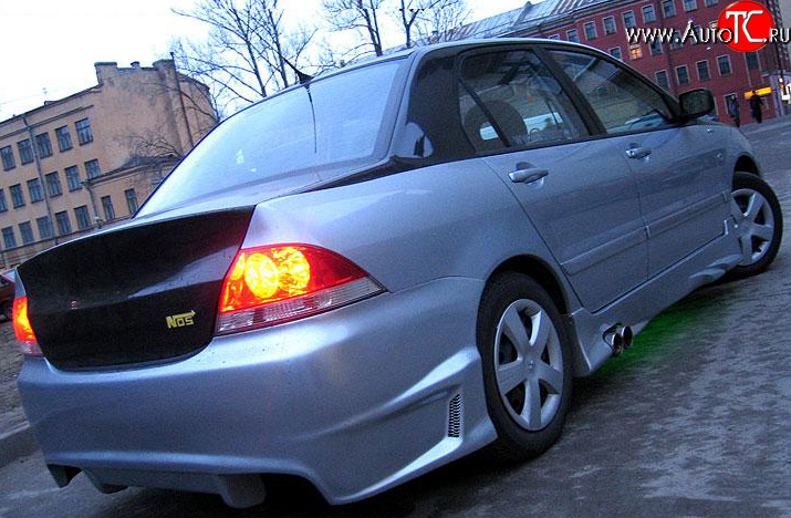 7 549 р. Задний бампер OS Mitsubishi Lancer 9 2-ой рестайлинг седан (2005-2009)  с доставкой в г. Екатеринбург