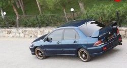 5 399 р. Накладка заднего бампера Sport 2.0 Mitsubishi Lancer 9 2-ой рестайлинг седан (2005-2009) (Неокрашенная)  с доставкой в г. Екатеринбург. Увеличить фотографию 2