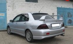 8 299 р. Спойлер в стиле Evo var №2 (средний) Mitsubishi Lancer 9 2-ой рестайлинг седан (2005-2009) (Неокрашенный)  с доставкой в г. Екатеринбург. Увеличить фотографию 3