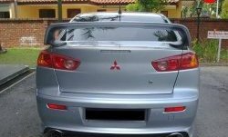 4 999 р. Накладка Zodiak V2 на задний бампер  Mitsubishi Lancer  10 (2007-2017) седан дорестайлинг, седан рестайлинг (Неокрашенная)  с доставкой в г. Екатеринбург. Увеличить фотографию 3