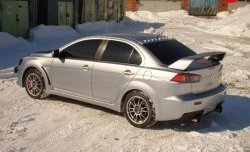 2 159 р. Диффузор Evo на крышу  Mitsubishi Lancer  10 (2007-2017) седан дорестайлинг, седан рестайлинг (Неокрашенный)  с доставкой в г. Екатеринбург. Увеличить фотографию 1