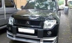 10 599 р. Накладка переднего бампера Sport Mitsubishi Pajero 4 V80 дорестайлинг (2006-2011) (Неокрашенная)  с доставкой в г. Екатеринбург. Увеличить фотографию 2