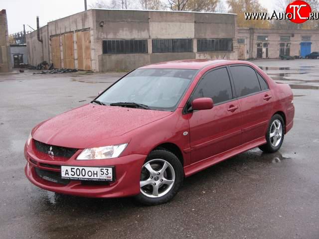 3 399 р. Пороги накладки Mitsubishi Lancer 9 1-ый рестайлинг седан (2003-2005)  с доставкой в г. Екатеринбург