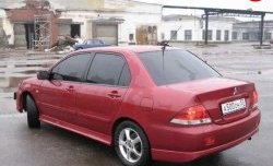 Накладка заднего бампера на Mitsubishi Lancer 9 CS седан 1-ый рестайлинг (2003-2005)