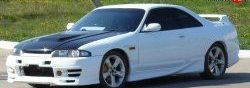 10 949 р. Передние крылья Drift style  Nissan Skyline  R33 (1993-1998) (Неокрашенные)  с доставкой в г. Екатеринбург. Увеличить фотографию 3