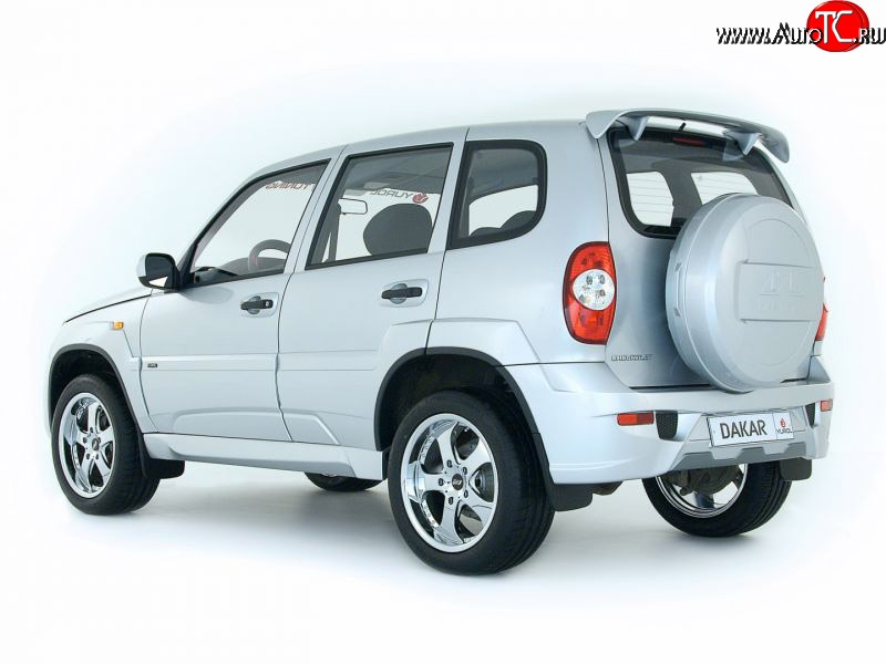 2 499 р. Арки крыльев Dakar Chevrolet Niva 2123 дорестайлинг (2002-2008) (Неокрашенные)  с доставкой в г. Екатеринбург