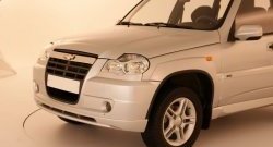 1 999 р. Пороги накладки Памир Chevrolet Niva 2123 дорестайлинг (2002-2008) (Неокрашенные)  с доставкой в г. Екатеринбург. Увеличить фотографию 2