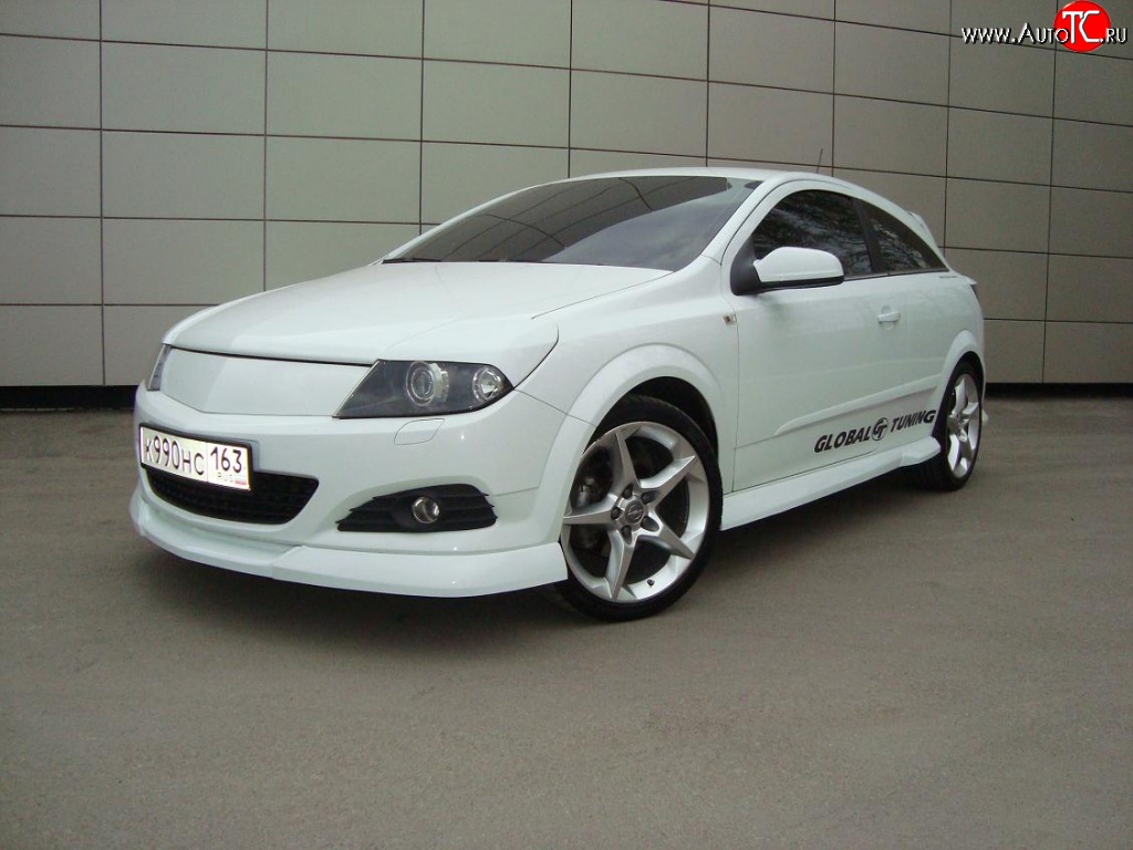 4 499 р. Глухая решётка радиатора Global Tuning  Opel Astra  H GTC (2004-2011) хэтчбек 3 дв. дорестайлинг, хэтчбек 3 дв. рестайлинг (Неокрашенная)  с доставкой в г. Екатеринбург