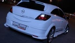 2 969 р. Комплект накладок на задний бампер Global Tuning  Opel Astra  H GTC (2004-2011) хэтчбек 3 дв. дорестайлинг, хэтчбек 3 дв. рестайлинг (Неокрашенная)  с доставкой в г. Екатеринбург. Увеличить фотографию 2