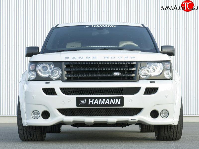 34 999 р. Передний бампер HAMMAN  Land Rover Range Rover Sport  1 L320 (2005-2009) дорестайлинг (Неокрашенный)  с доставкой в г. Екатеринбург