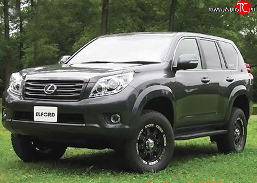 23 049 р. Арки крыльев ELFORD Toyota Land Cruiser Prado J150 дорестайлинг (2009-2013) (Неокрашенные)  с доставкой в г. Екатеринбург