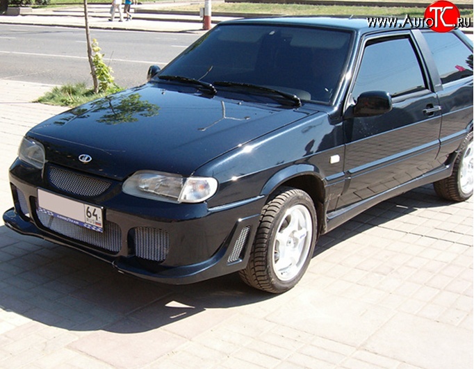 3 099 р. Передний бампер M-VRS Лада 2115 (1997-2012) (Неокрашенный)  с доставкой в г. Екатеринбург