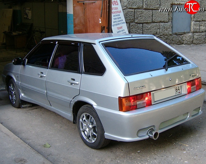 2 899 р. Задний бампер M-VRS Лада 2113 (2004-2013) (Неокрашенный)  с доставкой в г. Екатеринбург