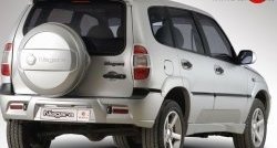 3 099 р. Бокс запасного колеса Ниагара 2  Chevrolet Niva  2123 (2002-2020), Лада 2123 (Нива Шевроле) (2002-2021), Лада Нива Трэвел (2021-2024) (Неокрашенный)  с доставкой в г. Екатеринбург. Увеличить фотографию 2