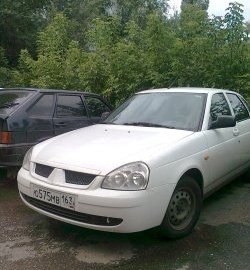 749 р. Решётка радиатора Car.t MMC Style Лада Приора 2171 универсал дорестайлинг  (2008-2014) (Неокрашенная)  с доставкой в г. Екатеринбург. Увеличить фотографию 2