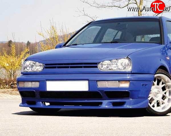 4 399 р. Накладка переднего бампера Fast V2 Volkswagen Golf 3 (1991-1998)  с доставкой в г. Екатеринбург