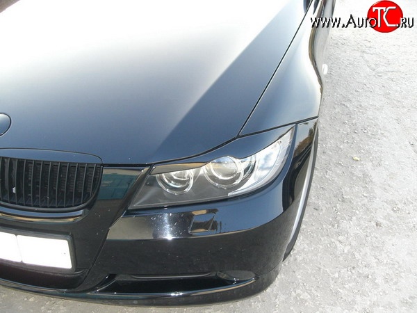 1 149 р. Реснички AC Shnitzer  BMW 3 серия ( E90,  E91) (2004-2012) седан дорестайлинг, седан рестайлинг, универсал рестайлинг (Неокрашенные)  с доставкой в г. Екатеринбург