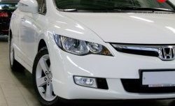 1 149 р. Реснички Mugen  Honda Civic  FD (2005-2011) седан дорестайлинг, седан рестайлинг (Неокрашенные)  с доставкой в г. Екатеринбург. Увеличить фотографию 3