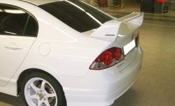 10 699 р. Антикрыло Mugen  Honda Civic  FD (2005-2011) седан дорестайлинг, седан рестайлинг (Неокрашенный)  с доставкой в г. Екатеринбург. Увеличить фотографию 5