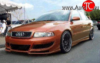 7 299 р. Передний бампер Carzone Audi A4 B5 8D2 седан 1-ый рестайлинг (1996-1998)  с доставкой в г. Екатеринбург