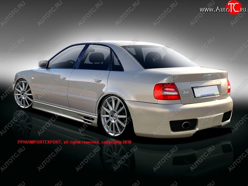 25 899 р. Задний бампер К1 Audi A4 B5 8D2 седан 1-ый рестайлинг (1996-1998)  с доставкой в г. Екатеринбург