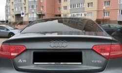 3 999 р. Лип спойлер CT  Audi A5  8T (2007-2011) дорестайлинг, лифтбэк (Неокрашенный)  с доставкой в г. Екатеринбург. Увеличить фотографию 5